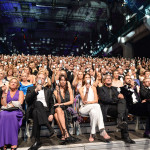 Blick ins Publikum während des Live-Votings. Duftstars – Deutscher Parfumpreis 2015 im Duftwerk Berlin. Foto: BrauerPhotos © M.Nass