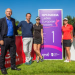 Christian Sommer President of Golf Club HUbblerath, Dirk Glittenberg, Tournament Director, Ucom, Sandra Gal, Caroline Masson and Helena Alterby Nordstrom