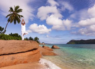 Yoga im Raffles Seychelles