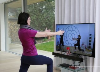 Mrs.Sporty Live-Fitnesstraining in Wohnzimmern