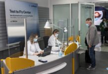Pilotprojekt: Lufthansa Flug mit negativ getesteten Passagiere
