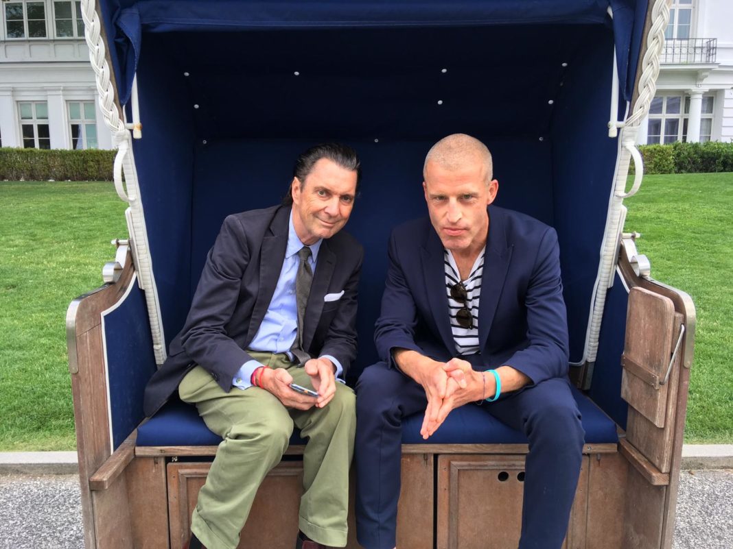 Martin Suter und Benjamin von Stuckrad-Barre (rechts). Foto: Grand Hotel Heiligendamm
