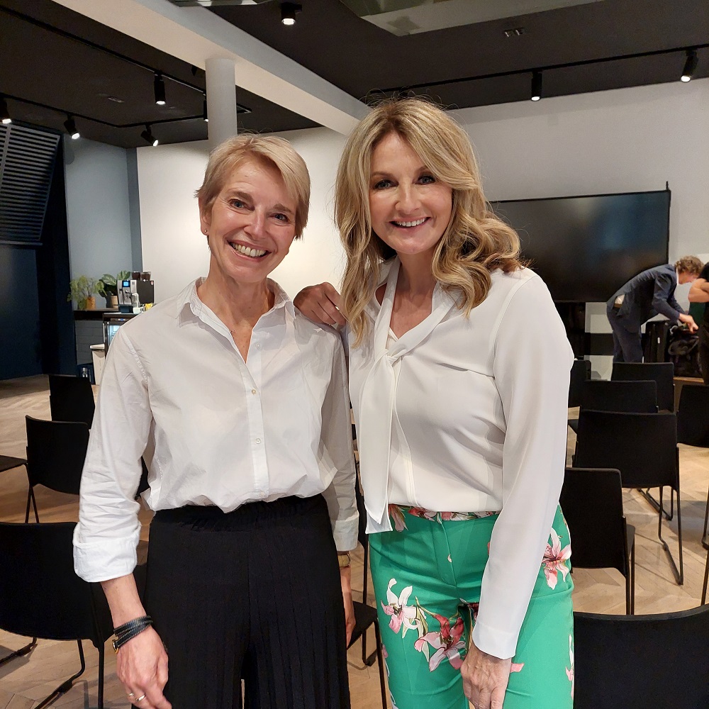 Chefredakteurin Susanne Stoll und Moderatorin Frauke Ludowig