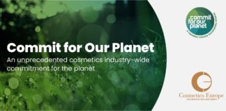 Banner Commit for our Planet Cosmetics Europe