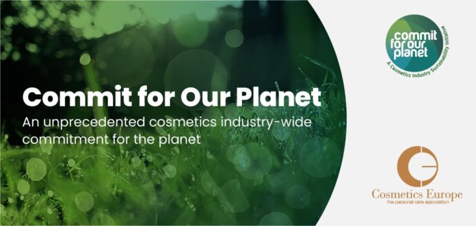 Banner Commit for our Planet Cosmetics Europe