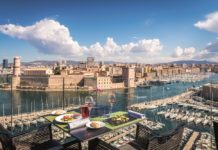 Sofitel Marseille Vieux Port Blick von der Skylounge