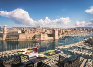 Sofitel Marseille Vieux Port Blick von der Skylounge