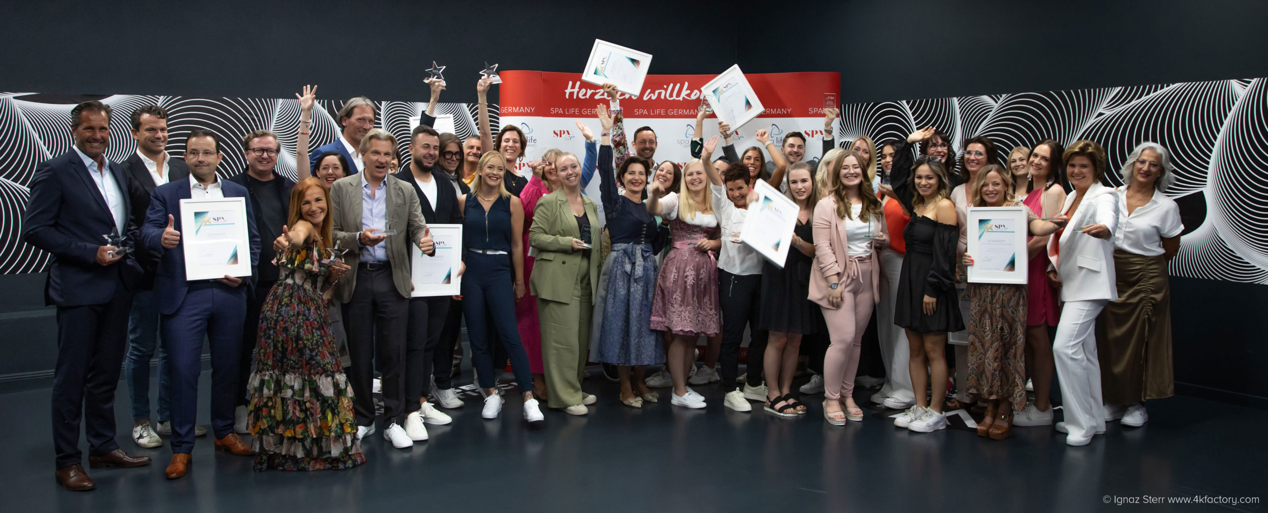 Die Gewinner und Nominierten der SPA Star Awards 2023 nach der Verleihung im Tegernsee Phantastisch
