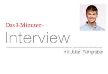 Das 3-Minuten-Interview mit Julian Reingraber