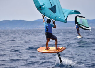 Foilen verleiht Flügel