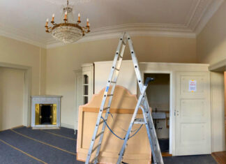 Schlosshotel Neustrelitz kurz vor Eröffnung