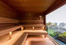 Saunieren mit Blick auf die Ostsee