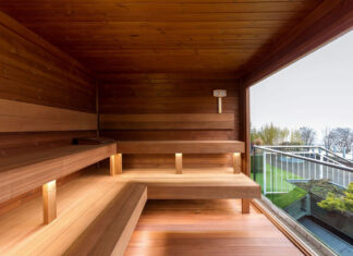 Saunieren mit Blick auf die Ostsee