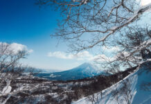 Chedi Hospitality feiert Markteintritt in Japan verschneite Berglandschaft in Japan
