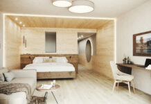 Neue Highlights im Tratterhof elegant eingerichtetes Hoteltimmer des Tratterhof Mountain Sky Hotel in Meransen