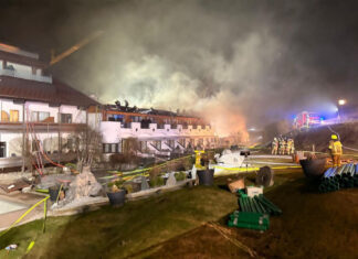 Großbrand im Hotel Klosterbräu
